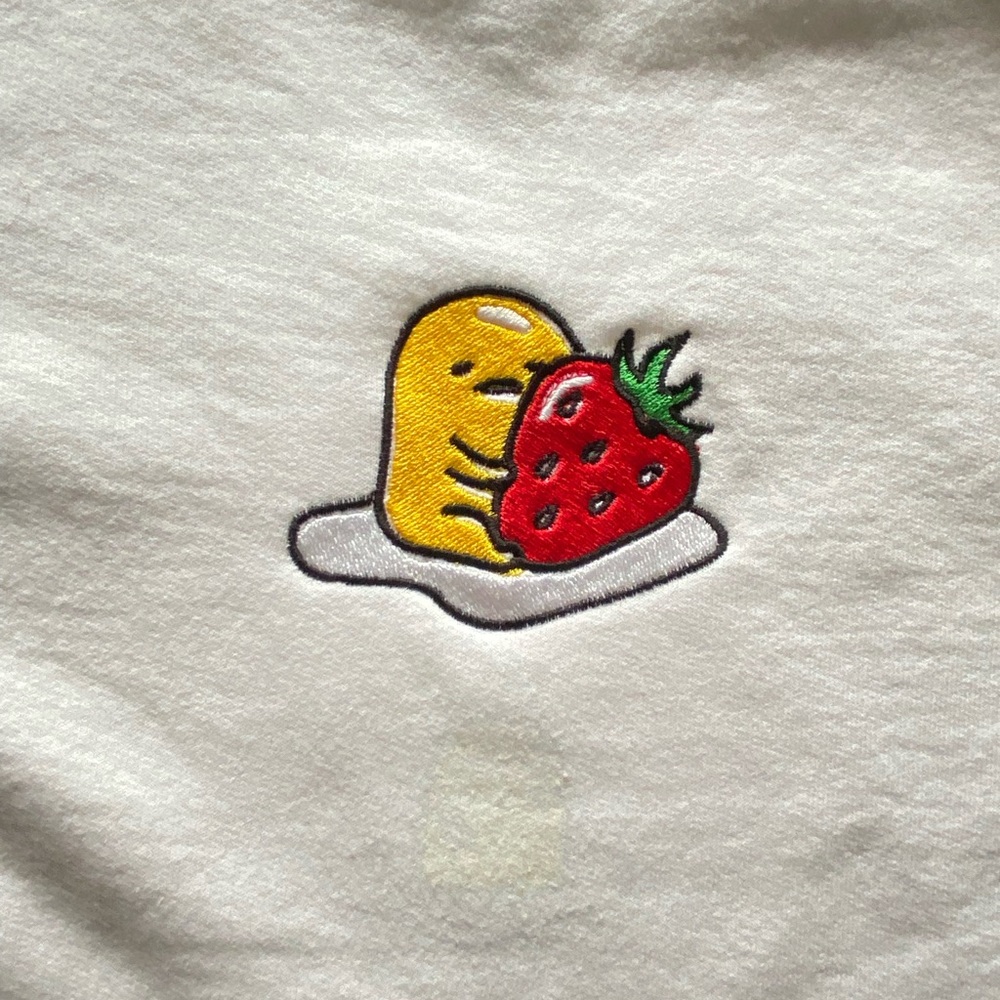 Lazy Egg Embroidered Sweatshirt